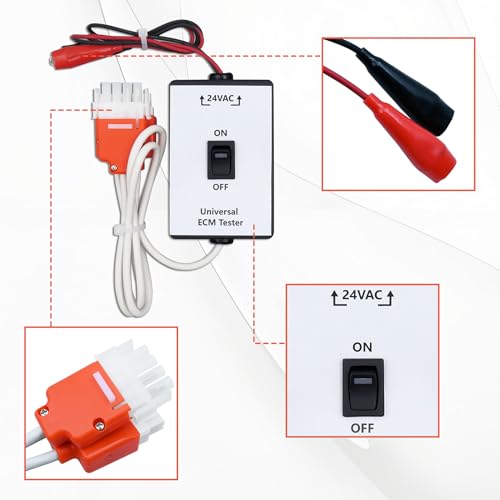 ECM Motor Diagnostic Tool, Compatible with Genteq TecMate Pro - ECM Tool | Accurate troubleshooting and repair; Ideal for HVAC maintenance, troubleshooting and routine repair work.