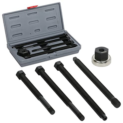 ARES 15087 – Long Reach Harmonic Balancer Install Kit – Install Balancer Pulleys on Domestic and Import Vehicles – Extra Long Installers for Late Model Applications - size: Long Reach Harmonic Balancer Install Kit