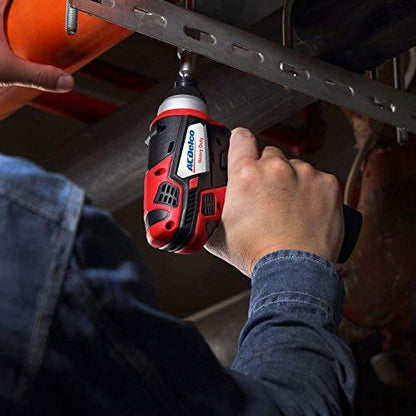 ACDelco ARI12105P G12 Series 12V Cordless Li-ion ¼” 82 ft-lbs. Impact Driver Tool Kit