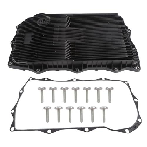 845RE 8HP70 8HP75 Transmission Oil Pan Kit Compatible with Ram 1500 Classic J-eep Grand Cherokee L WK Dodge Challenger Charger Chrysle 300 Transmission Oil Pan with Gasket Bolts Replace# 265-850