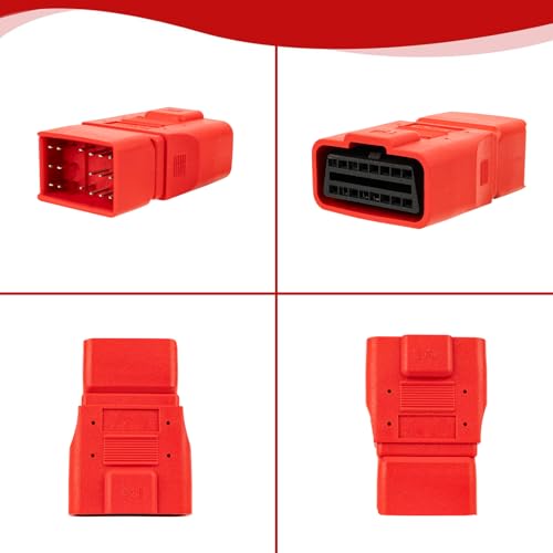 JUTA OBD Adapter Fit for Toyota 17-Pin OBD1 to 16-Pin OBD2 Connector Work with OBD-II Diagnostic Scanner