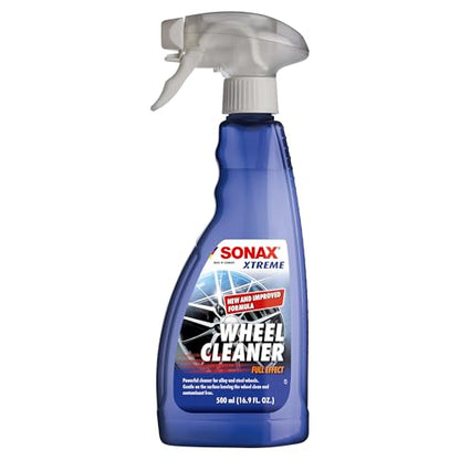 SONAX Wheel Cleaner Full Effect (230200) | Non-Acid Rim Cleaner | Color Changing Wheel Cleaner | Brake Dust Cleaner | Non-Acid Iron Remover | (500 ml or 16.9 fl. oz.) - size: 500ml