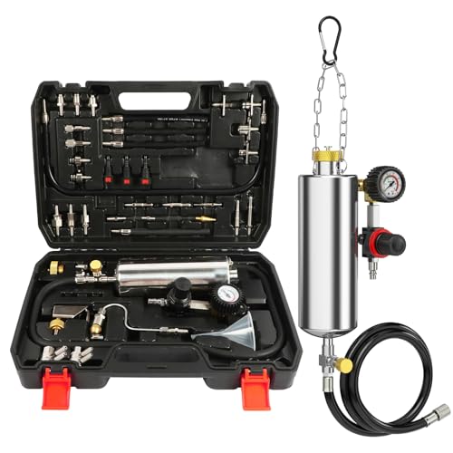 AUTOOL Fuel Injector Cleaner Kit Fuel System Cleaner, Non-dismantle Fuel Injector Cleaner Tester 1000ML 150PSI Automotive Intake Valve Manifold Throttle Body Catalytic Converter Cleaner