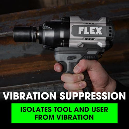 FLEX 24V Brushless Cordless 3/4-Inch 1,700 Ft-Lbs High Torque Impact Wrench Tool Only, Battery and Charger Not Included - FX1472B-Z - size: 1,700 Ft-Lbs, style: 3/8-Inch Tool Only