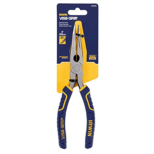 IRWIN Tools VISE-GRIP Pliers, Bent Long Nose, 8-Inch (2078228) (Pack of 2) - size: One Size (Pack of 2)