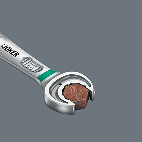 Wera 05020072001 6001 Joker Switch Ratcheting combination wrenches, with switch lever, 17 x 225 mm