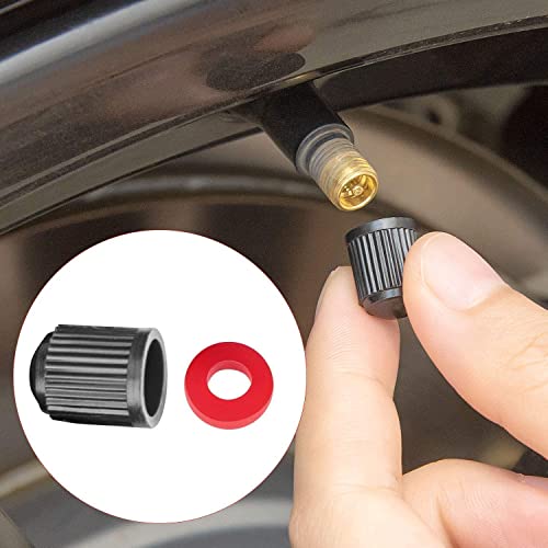 36 Pieces Presta Valve Core Kits,Handy Alloy Valve Core Remover,10Pcs Presta Valve Cores,5Pcs Presta Valve Adapters,5Pcs Presta Valve Caps,10Pcs Schrader Valve Cores,5Pcs Schrader Valve Caps
