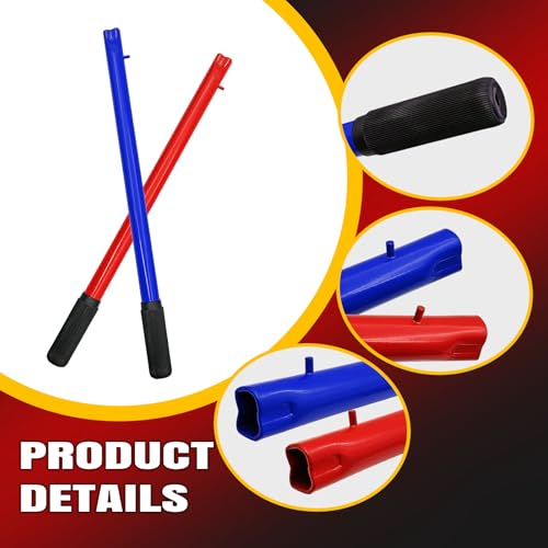 2 Ton Horizontal Hydraulic Jack Handle - Floor Jack Hydraulic Bottle Big Red Vertical Car Handle Replacement Use for Car Jack Accessories
