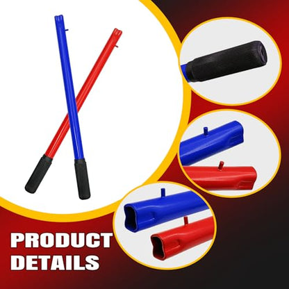 2 Ton Horizontal Hydraulic Jack Handle - Floor Jack Hydraulic Bottle Big Red Vertical Car Handle Replacement Use for Car Jack Accessories