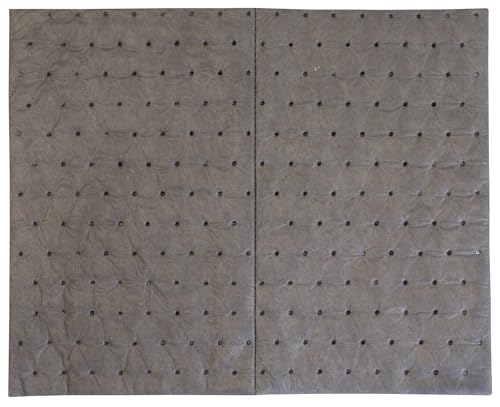 Oil-Dri L90907 15" W x 19" L Universal Heavy Weight Bonded Perforated Pads (50 Mats/Box) - size: 50 Pads/box, style: Heavy Weight