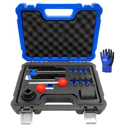 ZKTOOL Engine Locking Timing Tool fit for Porsche MACAN 3.0DS 3.0S 3.6L Turbo Cayenne Panamera 3.0T Engine, PM# 9861, 9863. Engine Timing Tools Kit.