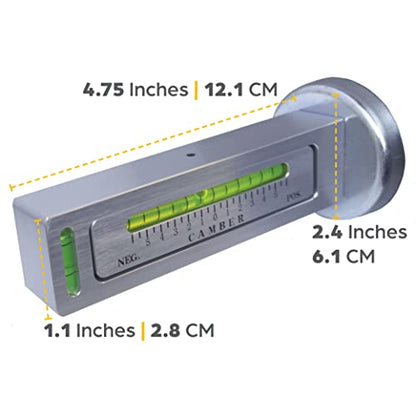 Camber Alignment Tool - Magnetic Wheel Alignment Gauge for Precise Adjustments