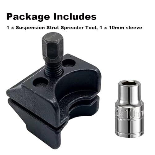Universal Suspension Strut Spreader Tool Suspension Strut Split Hub Steering Knuckle Spreader Tool Dual-End Strut Removal & Lower Ball Joint Separator Compatible with Ford Volkswagen Peugeot Audi BMW