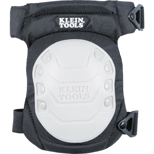 KLEIN TOOLS 60846 Knee Pad for Men and Women, Non-Marring, Gel-Like Padding, Adjustable Straps, Great for Construction and Flooring