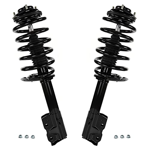 Detroit Axle - 4pc Front and Rear Struts Kit for Jeep 12-16 Compass Patriot | 4 Front and Rear Struts & Coil Spring Suspension Quick Install Ready Struts Shocks Assembly 2013 2014 2015 Replacement - size: 4Q47439/ 4 Struts