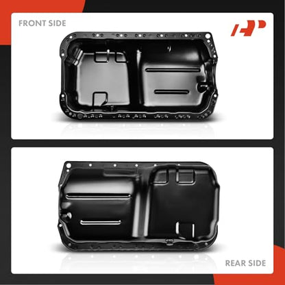A-Premium Engine Oil Pan Sump with Drain Plug | Compatible with Honda Accord 1990-1997, Odyssey 1995-1997, Prelude 1992-1996, Isuzu Oasis 1996-1997, Acura CL 1997-1997