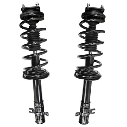 Detroit Axle - Front Struts for 2007-2012 Mazda CX-7, 2008 2009 2010 2011 Struts with Coil Spring Replacement Complete Struts Assembly - size: 11683_11684/Pair