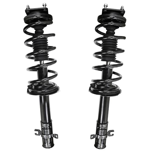 Detroit Axle - Front Struts for 2007-2012 Mazda CX-7, 2008 2009 2010 2011 Struts with Coil Spring Replacement Complete Struts Assembly - size: 11683_11684/Pair