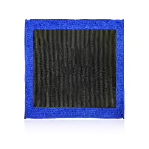 Clay Towel, 12"×12" Fine Grade Microfiber Clay Bar Alternative Scratch-Free Cloth, Auto Detailing Clays Towel for Enhancing Paint Gloss Improving Wax Sealant Bonding - color: 1pc