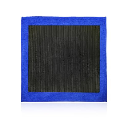 Clay Towel, 12"×12" Fine Grade Microfiber Clay Bar Alternative Scratch-Free Cloth, Auto Detailing Clays Towel for Enhancing Paint Gloss Improving Wax Sealant Bonding - color: 1pc