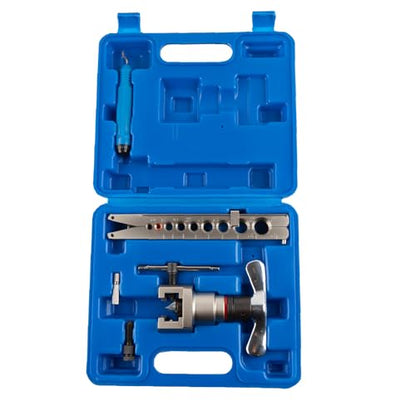 Wostore Manual & Electric Eccentric Flaring Tool - 9 Dies for Eccentric Flares on 6mm,1/4",9mm,3/8",10mm,12mm,1/2",5/8"(16mm)&3/4"(19mm) Copper Pipes - Ideal for Refrigeration HVAC Plumping Work… - size: Manual and Electric 9 size tool