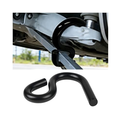 7/8 Inch Pry Bar Lower Control Arm Pry Tool Steel Helper, Blue | hook and eyelet connection, 4 inch height design, supports suspension repair tasks, universal fit, car accessories - color: Black