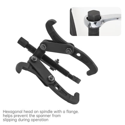 ChgImposs 4 Inch 2-Jaw & 3-Jaw Bearing Puller, High Carbon Steel Gear and Pulley Remover Tool for Automotive, Motorcycle, and Machinery Repair - size: 4 Inch