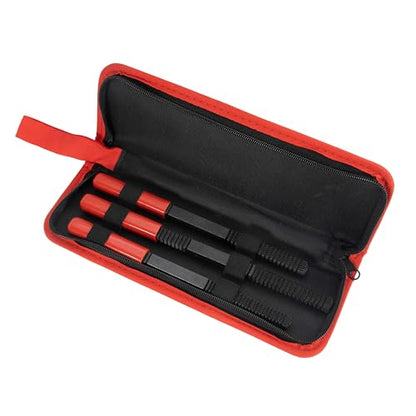 HFS(R 3-Piece Thread Repair File Set, High Carbon Steel Thread Restorer Tool for Cleaning and Repairing Damaged Threads, Includes SAE and Metric Sizes - style: 3PCS