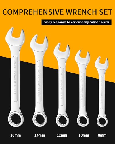 Essential Man's Small Tool Box Kit for House, New Home Toolbox Socket Wrench Set, Mini Men's Car Mechanic Pliers Hammer Toolset, Home Repair Basic Car Body Tool (Tool Kit - Blue)