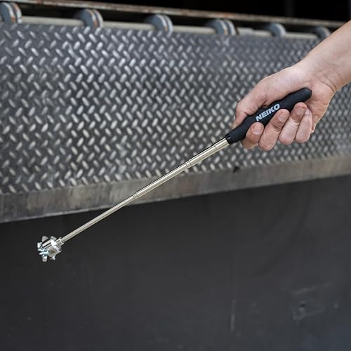 NEIKO 53425A Magnetic Pickup Tool, 25 Lb Telescoping Tool, 30" Long Extendable Magnet Pick Up Tool, Non-Slip Grip Wand, Telescopic, 7" Short Stick, Extra Strong - size: 25 Pound, style: Pick Up Tool