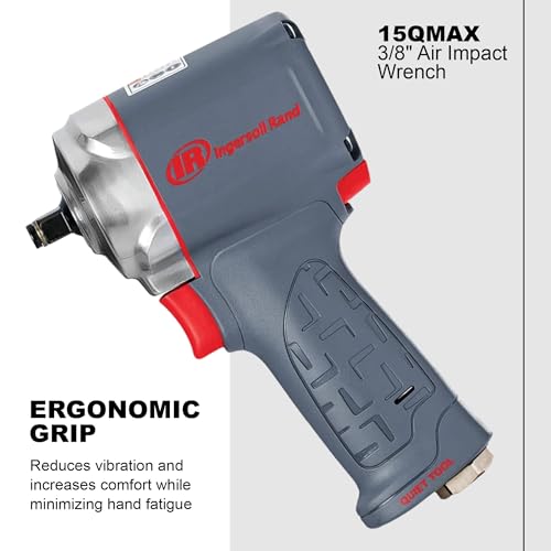 Ingersoll Rand 135MAX 3" Stroke Long-Barrel Air Hammer | Max rotational speed up to 2,600 BPM, ideal for exhaust and front-end jobs - style: 15QMAX - 3/8" Ultra-Compact Impact Wrench with Quiet Technology