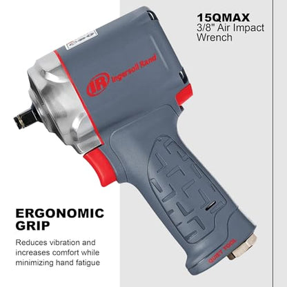 Ingersoll Rand 135MAX 3" Stroke Long-Barrel Air Hammer | Max rotational speed up to 2,600 BPM, ideal for exhaust and front-end jobs - style: 15QMAX - 3/8" Ultra-Compact Impact Wrench with Quiet Technology