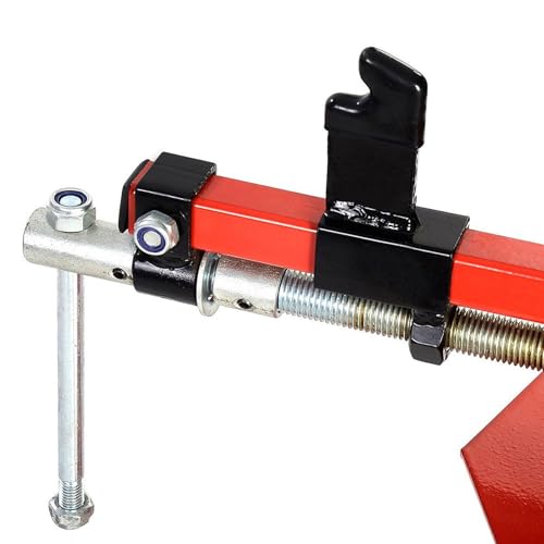 Manual Tire Changer, Tire Changing Machine, Changing Tool for 4" to 16-1/2" Tires, High Strength Steel, Hand Bead Breaker Mounting Tool, Tires Change Stand for Motorcycles, ATVs, Trailers, Car, Red