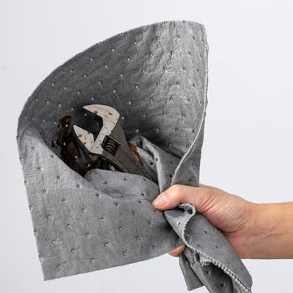 6 oz Heavy Duty Absorbent Mat Roll for Oil, Water and Other Liquids, Suitable for Multi-Purpose Super Absorbent Pads,15in.x 50 ft (15" W x 50' L) - size: 15" W x 50' L
