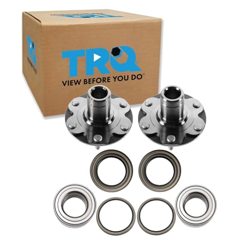 TRQ Wheel Bearing and Hub Kit for 1996-2002 Toyota 4Runner | for 2001-2007 Toyota Sequoia 1995-2004 Toyota Tacoma 2000-2006 Toyota Tundra 4WD with Automatic Disconnecting Differential