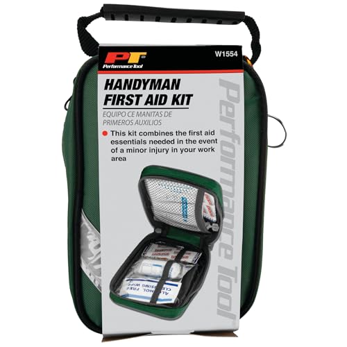 Performance Tool W1554 Handyman First Aid Kit - style: First Aid Kit Zipper Case