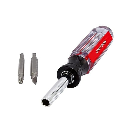 CRAFTSMAN Screwdriver Multi-Bit Set, 6 in 1, Acetate Handle (CMHT66052) (Pack of 6) - size: (Pack of 6)