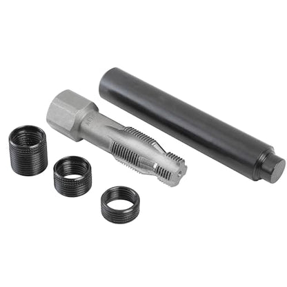 OEMTOOLS 25647 5-Piece Spark Plug Saver, M14-1.25 Thread Reamer and Thread Inserts, Includes 3 Thread Inserts, 1 Reamer, & 1 Swaging Tool - style: M14 Plug Saver Kit
