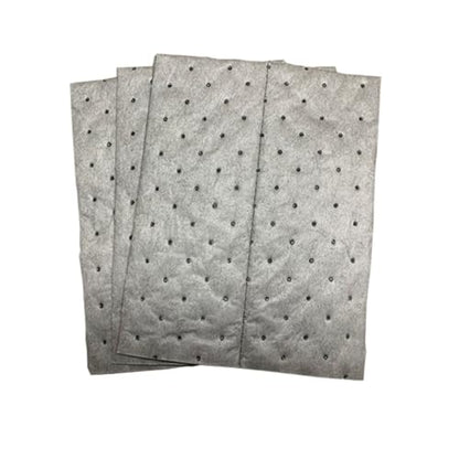 Spilfyter Universal Medium Duty Absorbent Pads, 13" x 10", 50 Count | Three Ply, Maximum Absorption, For Professional Tasks, Ideal for Extra-Heavy Spills, GFF-1310