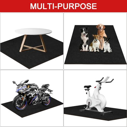 20' x 7'4" Garage Floor Mats - All-Weather Garage Floor Mats for Under Car, Absorbent Oil Spill Mat, Anti-Slip Garage Carpet, Reusable Garage Mats with Waterproof Backing, Garage Car Mat & Floor Rug - size: 7'4" x 20' (Rectangular)