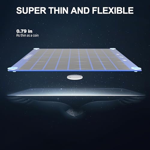 OYMSAE 30W Solar Car Battery Charger Portable 12V Trickle Battery Charger & Maintainer Waterproof Solar Panel for Car Boat Automotive RV - size: 30W