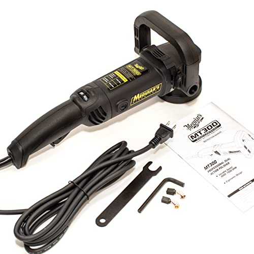 Meguiar's MT300 Variable Speed Dual Action Polisher, Professionally Designed Car Scratch Remover and Car Polisher with Digital Torque Management, 1 Count
