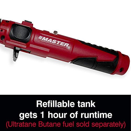Master Appliance PI-20SiK Professional Cordless Butane Soldering Iron Kit [portable soldering station & heat tool] - Self-Igniting w/Adjustable Temperature - 680F - 820F, refillable with butane fuel