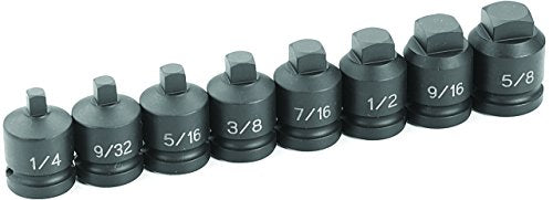 Grey Pneumatic (1308P) 1/2" Drive 8-Piece Pipe Plug Socket Set