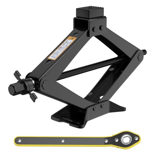 Scissor Jack for Car 3 Ton 6614 LBS, Spare Tire Changing Kit,Portable Tire Jack,Lifting Jack for Car/SUV/MPV
