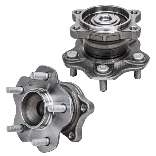 Detroit Axle - Pair Rear Wheel Bearing Hubs for 2002-2006 Nissan Altima 2004-2008 Maxima 2004-2009 Quest 2 Wheel Hub Bearings Assembly 2005 Replacement - style: 512268 x2/Pair