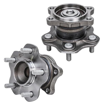 Detroit Axle - Pair Rear Wheel Bearing Hubs for 2002-2006 Nissan Altima 2004-2008 Maxima 2004-2009 Quest 2 Wheel Hub Bearings Assembly 2005 Replacement - style: 512268 x2/Pair