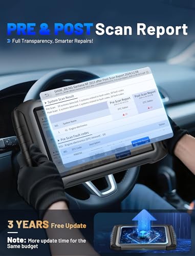 XTOOL IP919 PRO V2.0 ECU Programming Scan Tool, Topology Mapping OBD2 Scanner, 4000+ Bidirectional Test, 51+ Reset, Upgrade of D9S PRO, Automotive ADAS Scanner for Car, FCA/CAN FD/DoIP
