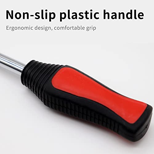 Shkalacar Steel Tire Spoons Tool Set, Tire Tools Rim Protector, Valve Tool, Spoon Tyre Lever Changing Tool Tire Removal Repair Tools with Rim Protectors Valve Cores