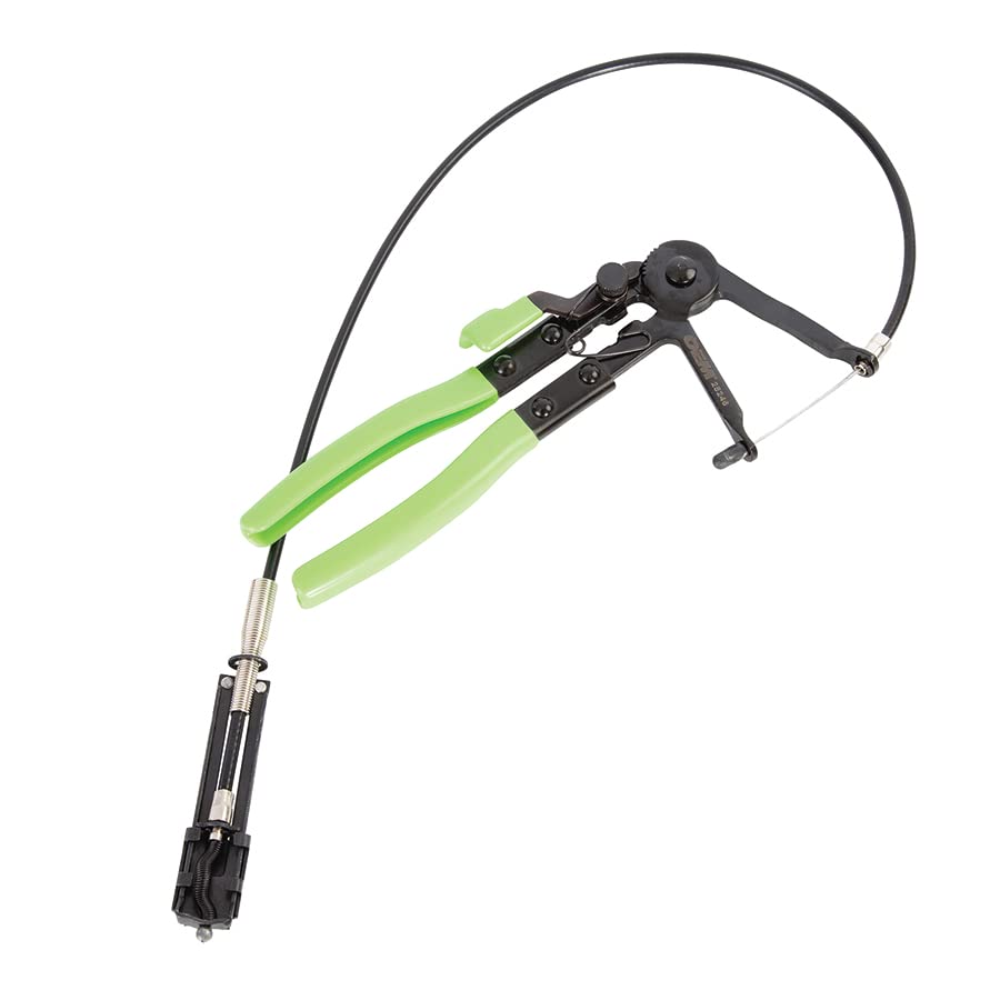 OEMTOOLS Hose Clamp Pliers Installs and Removes Spring Clamps | Flexible Hose Pliers Tool for Hard-to-Reach Areas, Multi Position Lock, Spring Action Handles, 11/16" to 2-1/2" Long